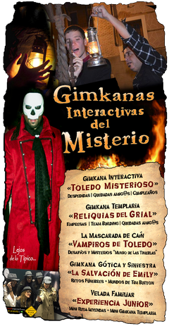 gimkanas y animacion Toledo Misterioso